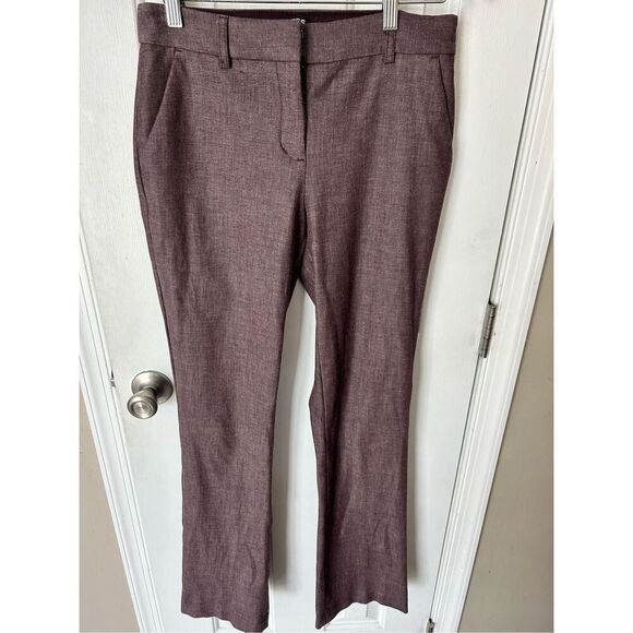 Express red burgundy dress pants work attire size 4R - Picture 1 of 5